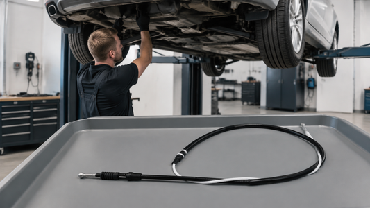 1K0609721BB 1K0609721AA 1KD609721A 1K0609721AT Parking Brake Cable workshop diagnosis and OE fitment check | Partly Works