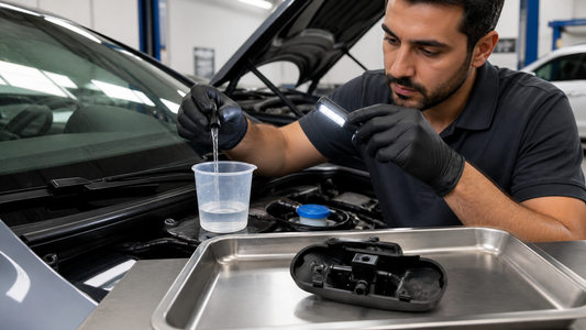 2KD955985 5M0955985C Windshield Washer Nozzle workshop diagnosis and OE fitment check | Partly Works