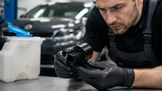 6R0955681 Windshield Washer Pump workshop diagnosis and OE fitment check | Partly Works