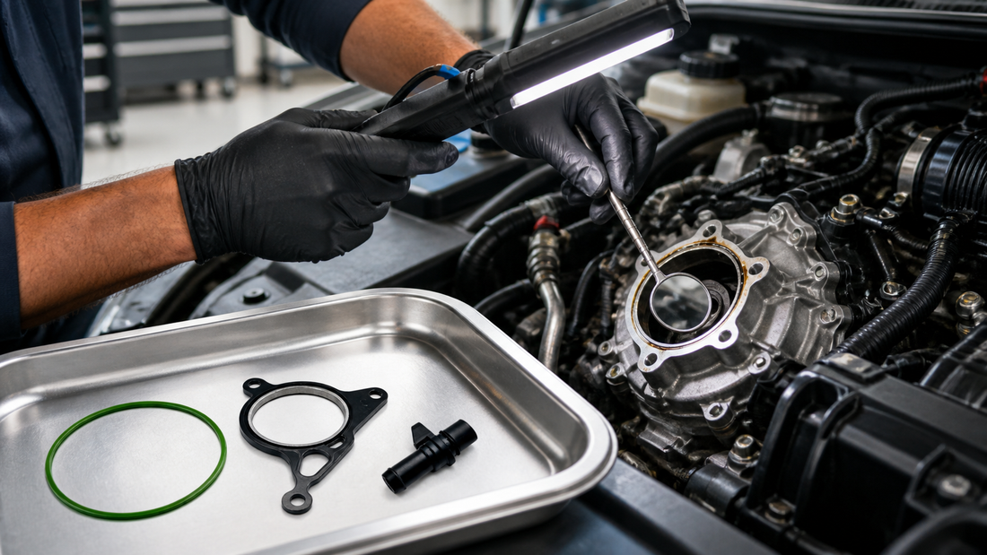 06H103121G 06H103121F 06K103121C Vacuum Pump Gasket workshop diagnosis and OE fitment check | Partly Works