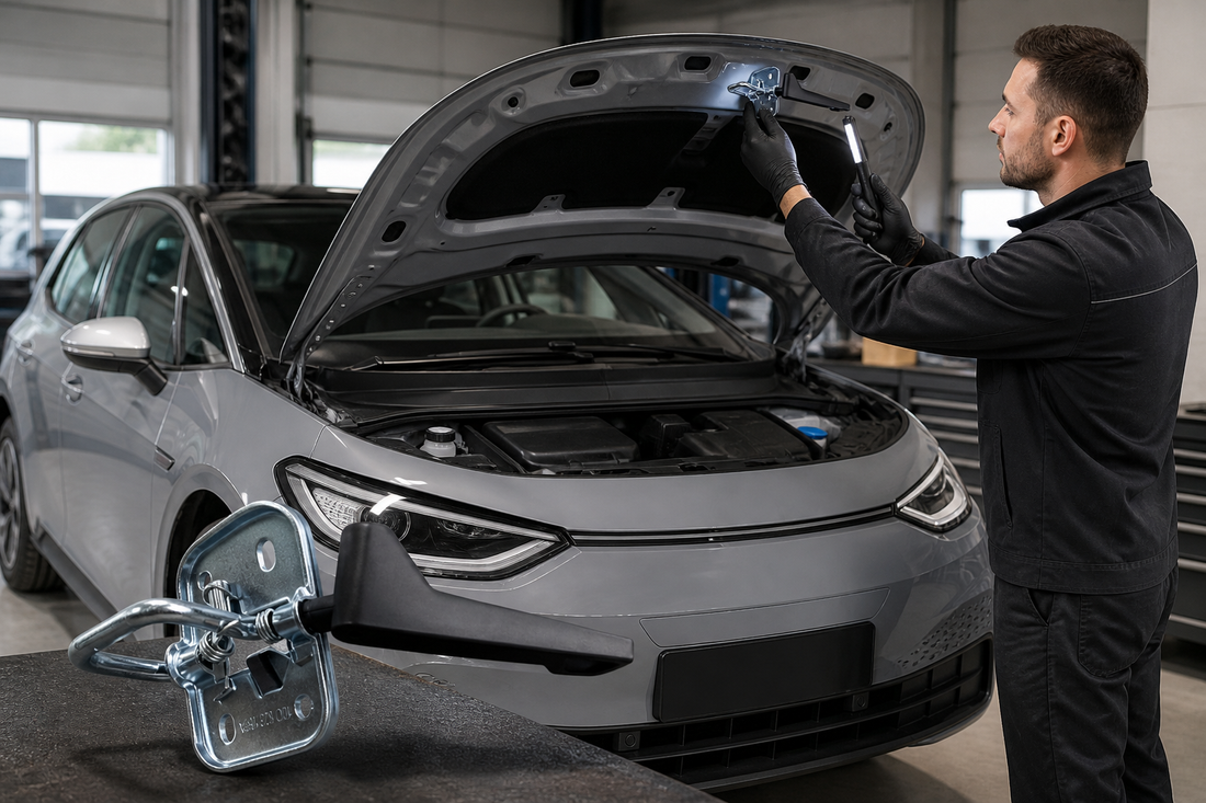 10D823186A Upper Hood Lock Hook and Release Catch workshop diagnosis and OE fitment check | Partly Works