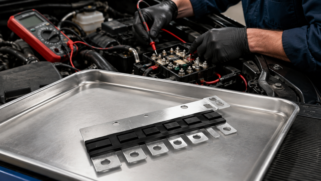 1K0937629A Engine Bay Multi-Fuse Strip workshop diagnosis and OE fitment check | Partly Works