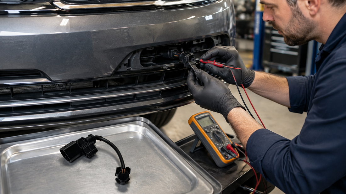 3G0820535 3G0820535A 3G0820535B Exterior Air Temperature Sensor workshop diagnosis and OE fitment check | Partly Works