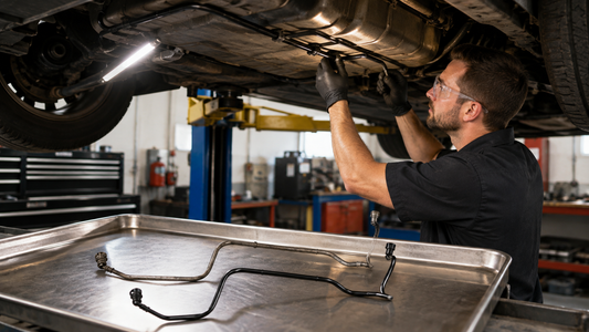 5QA201293C 5QA201293A 5QA201293E Fuel Feed Line workshop diagnosis and OE fitment check | Partly Works