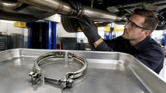 5QD253725 5Q0253725C 5Q0253725G Exhaust Pipe Dual Clamp workshop diagnosis and OE fitment check | Partly Works