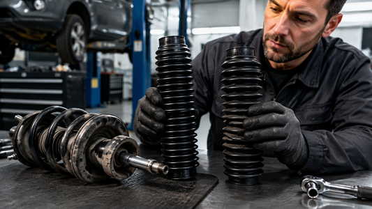 7H0412137 Front Shock Absorber Dust Boot workshop diagnosis and OE fitment check | Partly Works