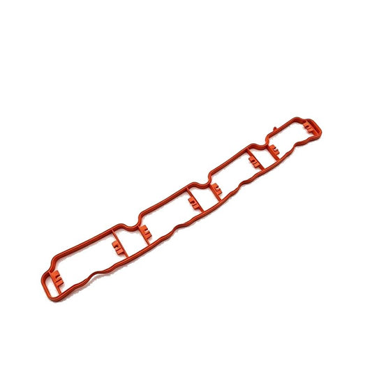 Intake manifold gasket, red rubber seal with multiple port cutouts