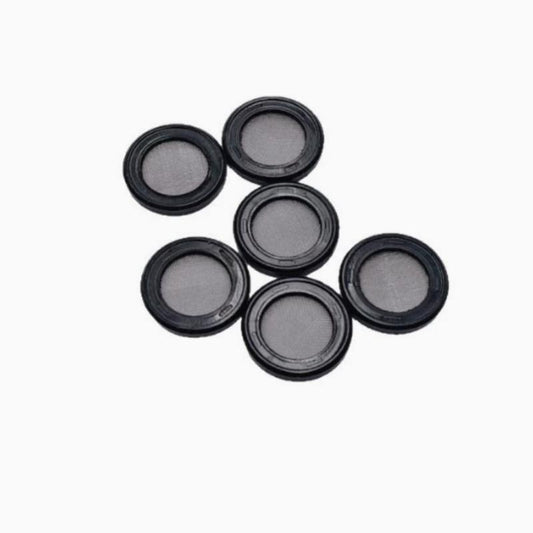 Round cylinder head oil screen gaskets, black rubber ring set
