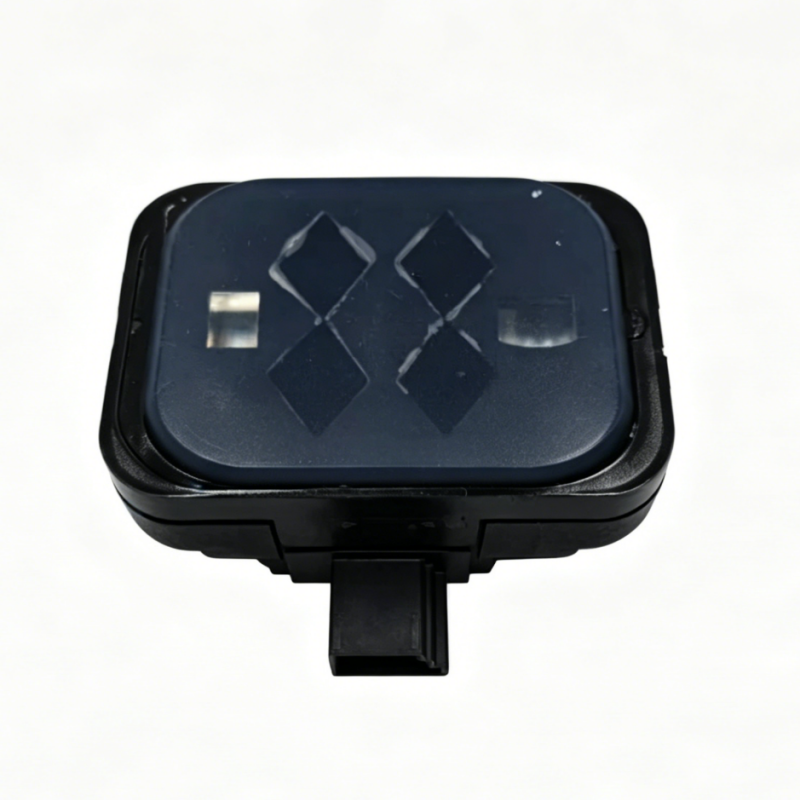 Black rain sensor housing with multi-pin connector, VW-style fit