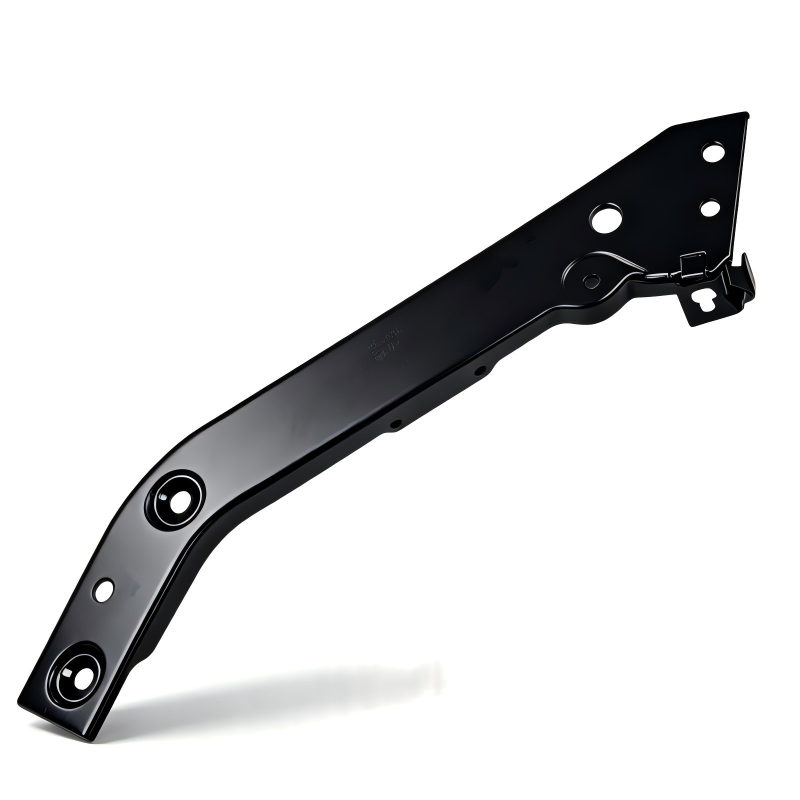 Headlight bracket for VW Tiguan, black metal mounting arm with bolt holes