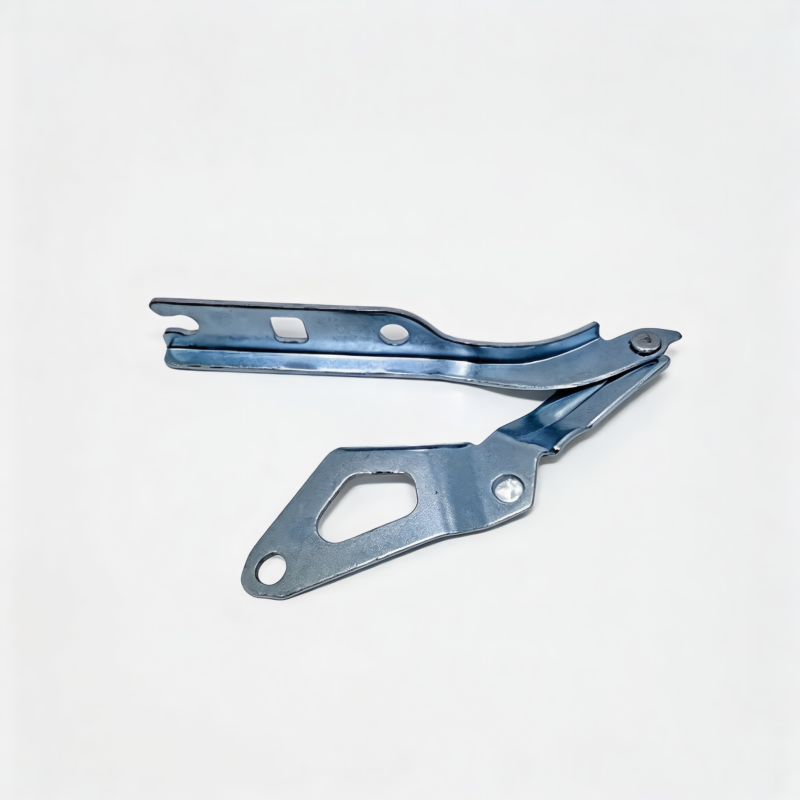Hood hinge left and right metal bracket set with mounting holes