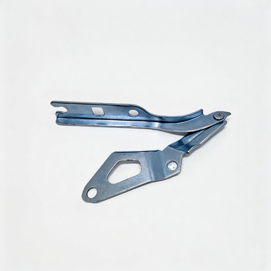 Hood hinge left and right metal bracket set with mounting holes