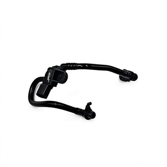 Brake booster vacuum hose assembly, black molded connectors and tubing
