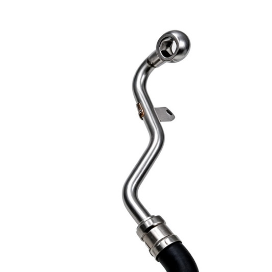 Turbo boost pipe assembly with metal bends and clamp coupler