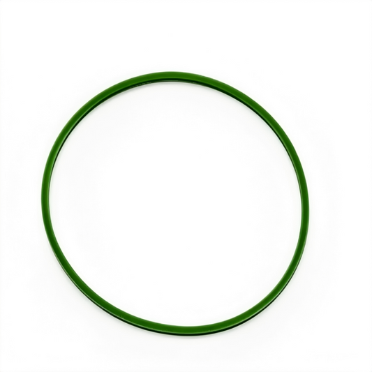 Green vacuum pump O-ring gasket seal, round circular ring for replacement