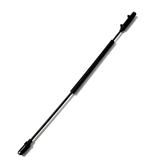 Front hood release cable with long black rod and end fastener
