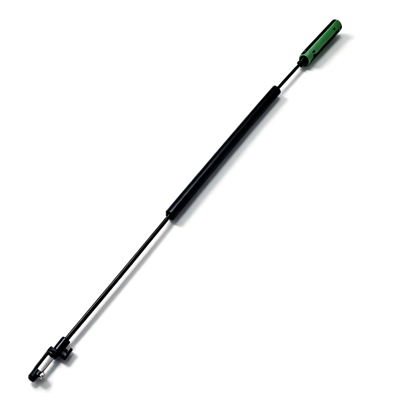 Hood release cable with long black cable and green tip
