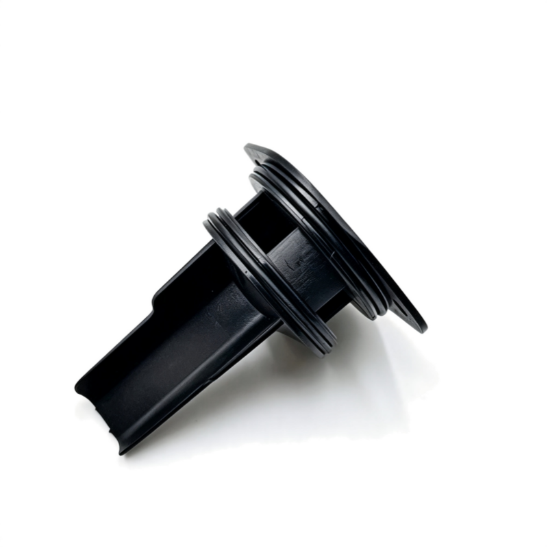 Black oil separator vent housing with ridged coupling and hose spout