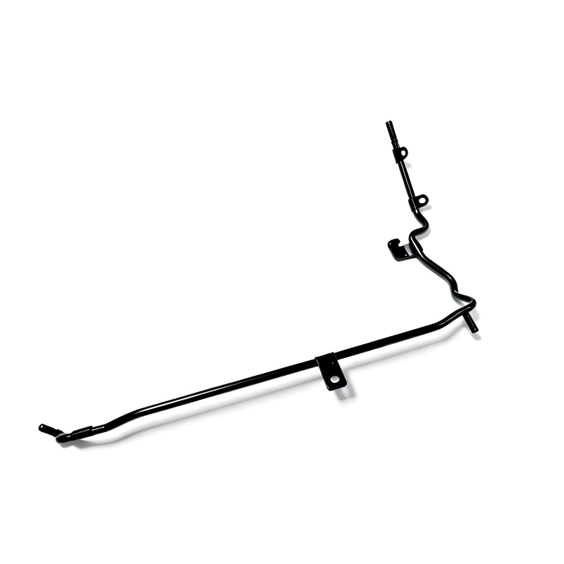 Engine coolant pipe for VW/Audi: black tube with curved section and end mounts
