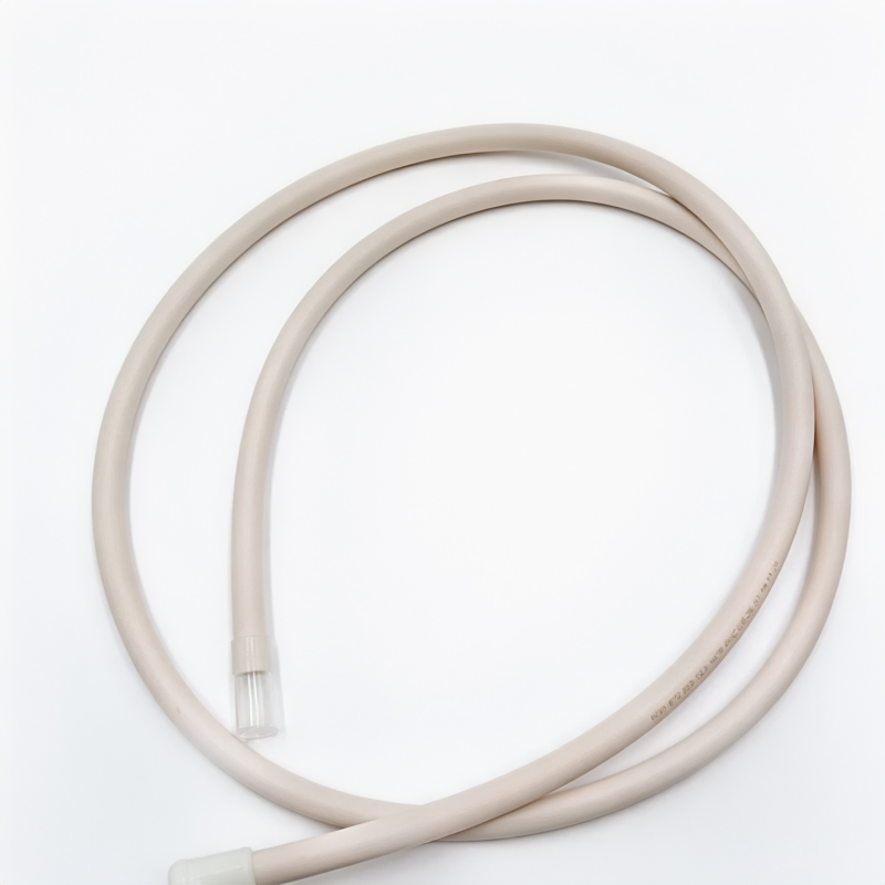 Light beige coolant hose loop with molded connector sections